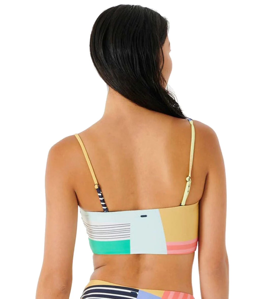 Rip Curl Women's Day Break Long Line Bandeau Bikini Top - Image 3