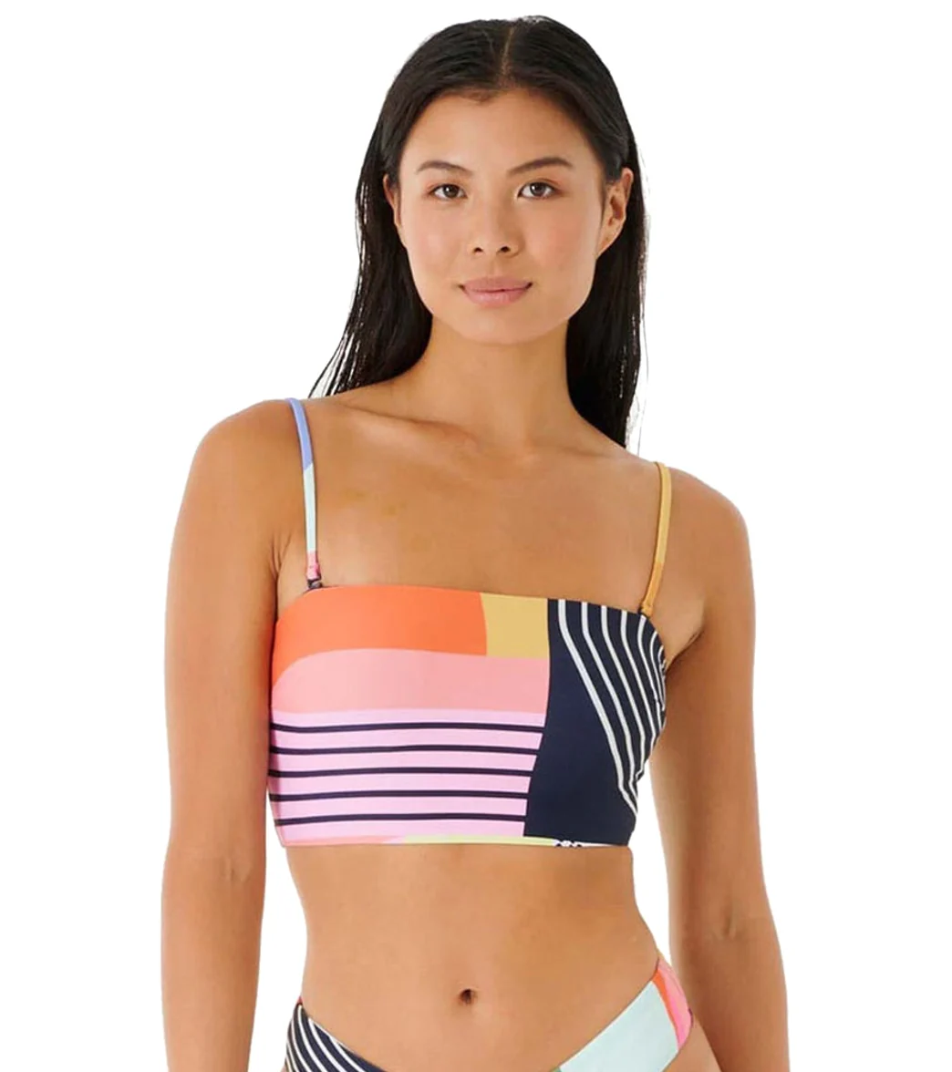 Rip Curl Women's Day Break Long Line Bandeau Bikini Top - Image 6