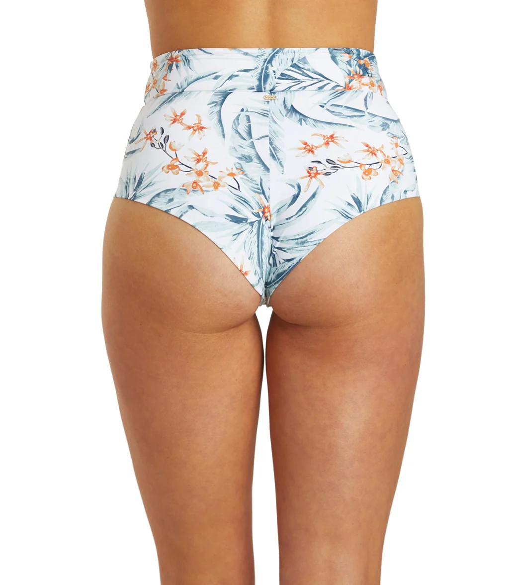 Rip Curl Women's Diamond Bay Cheeky High Waist Bikini Bottom - Image 3