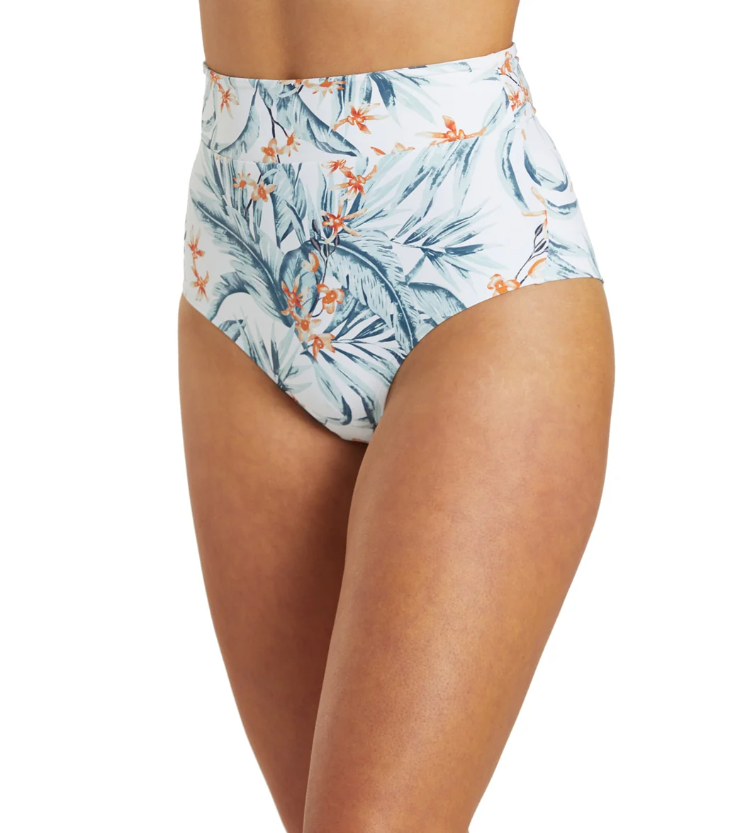 Rip Curl Women's Diamond Bay Cheeky High Waist Bikini Bottom - Image 5