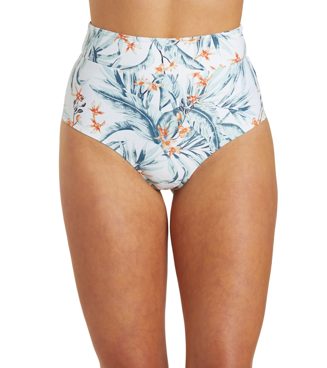 Rip Curl Women's Diamond Bay Cheeky High Waist Bikini Bottom - Image 7