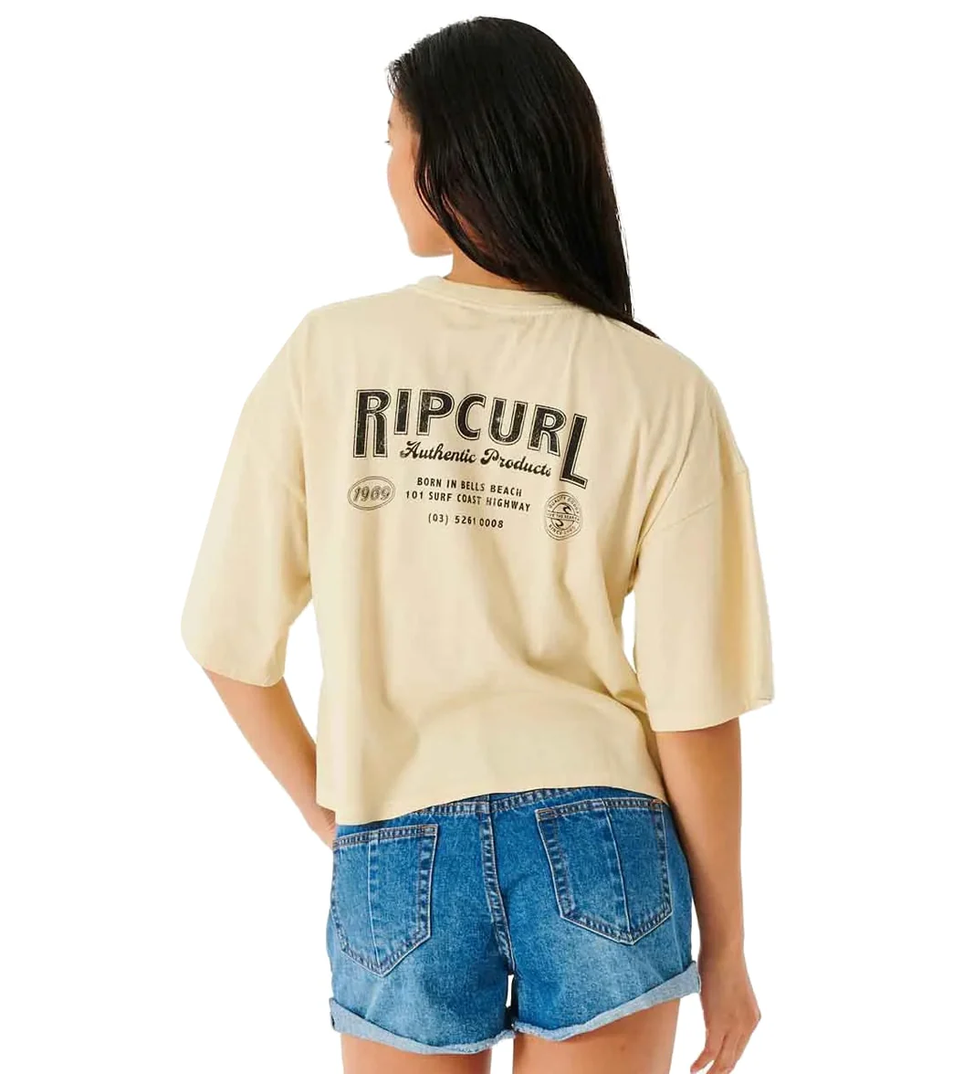 Rip Curl Women's Escape to Paradise Heritage Tee Shirt - Image 3