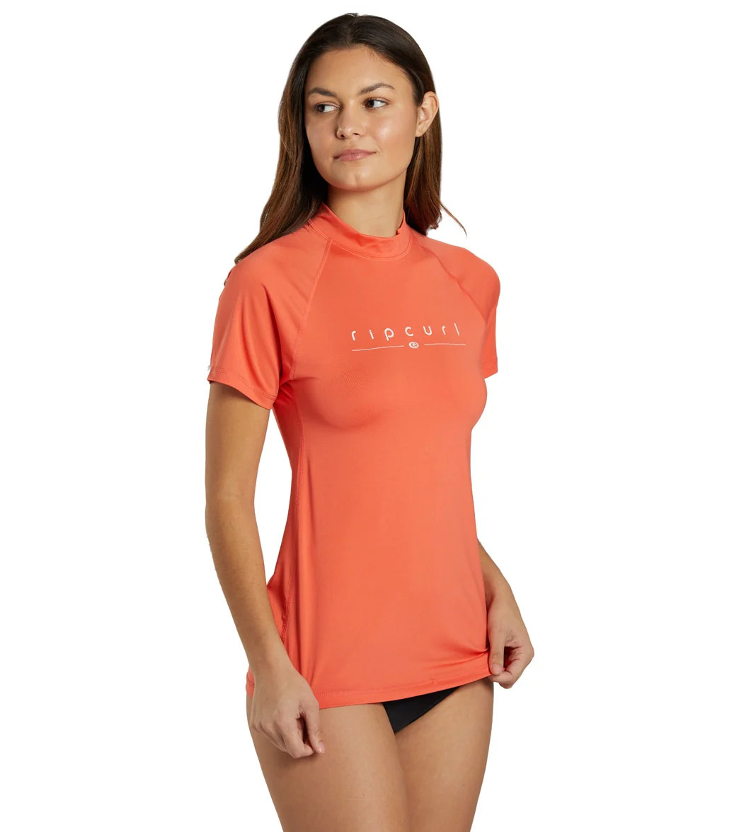 Rip Curl Women's Golden Rays Short Sleeve UPF 50 Surf Shirt