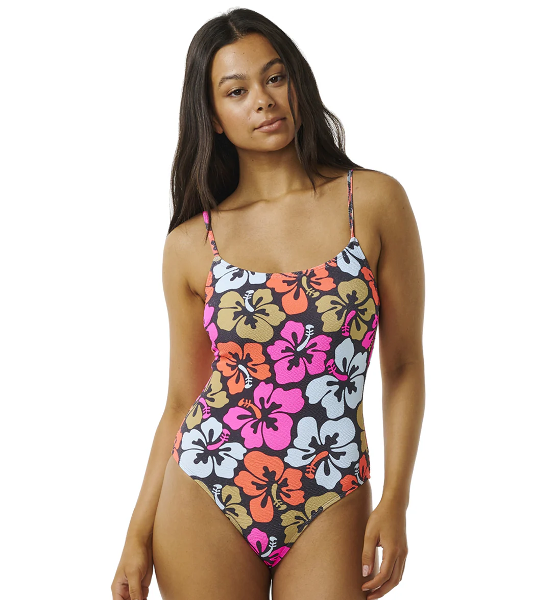 Rip Curl Women's Hibiscus Heat Cheeky One Piece Swimsuit - Image 7