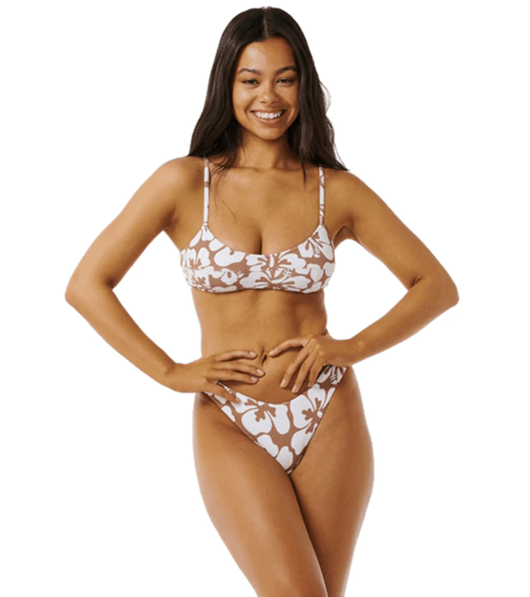 Rip Curl Women's Hibiscus Heat High Cut Cheeky Bikini Bottom - Image 10