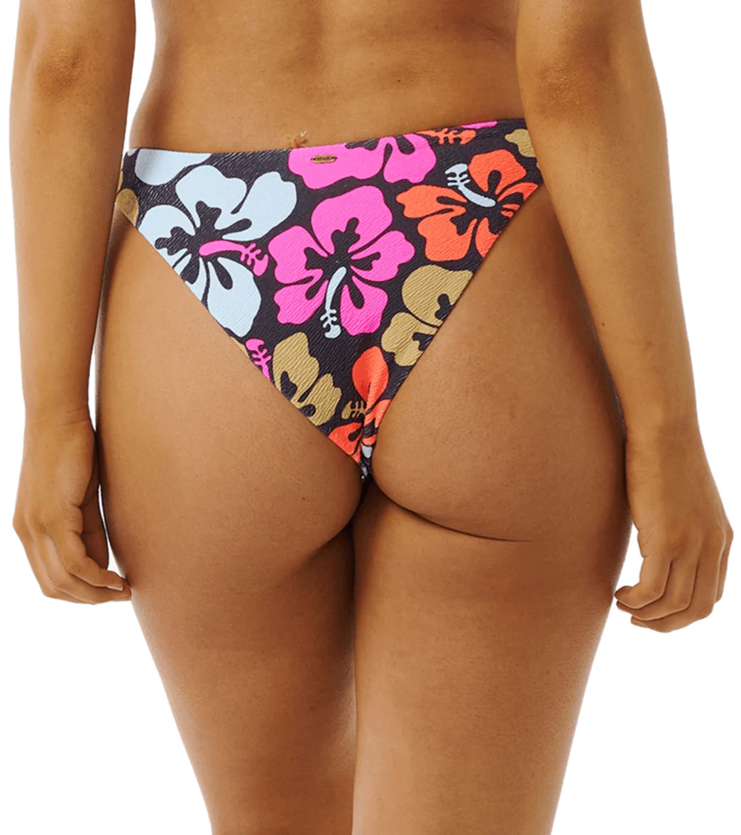 Rip Curl Women's Hibiscus Heat High Cut Cheeky Bikini Bottom - Image 2