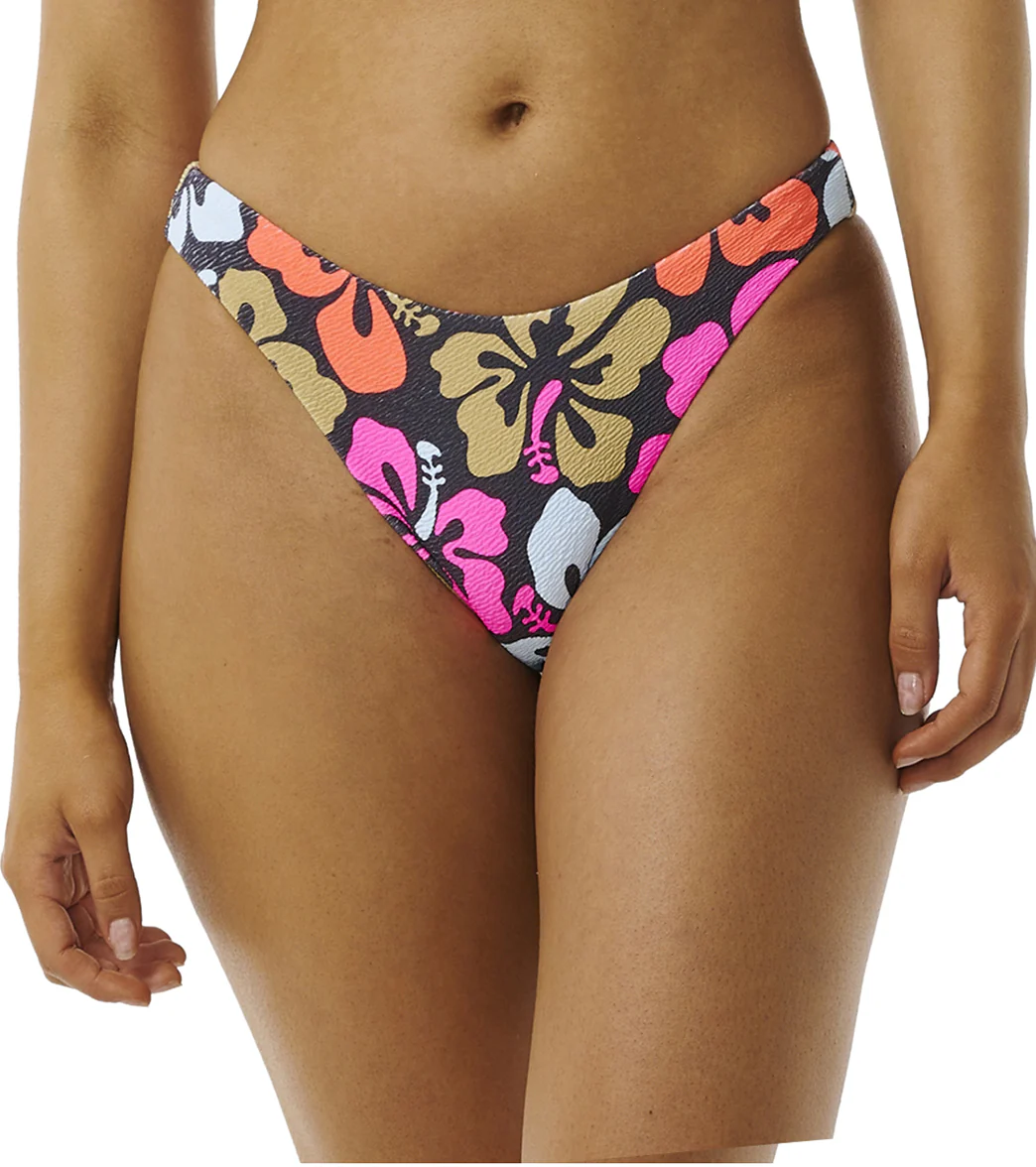 Rip Curl Women's Hibiscus Heat High Cut Cheeky Bikini Bottom - Image 6