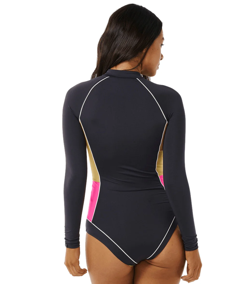 Rip Curl Women's Hibiscus Heat Splice UPF Long Sleeve Surfsuit - Image 3