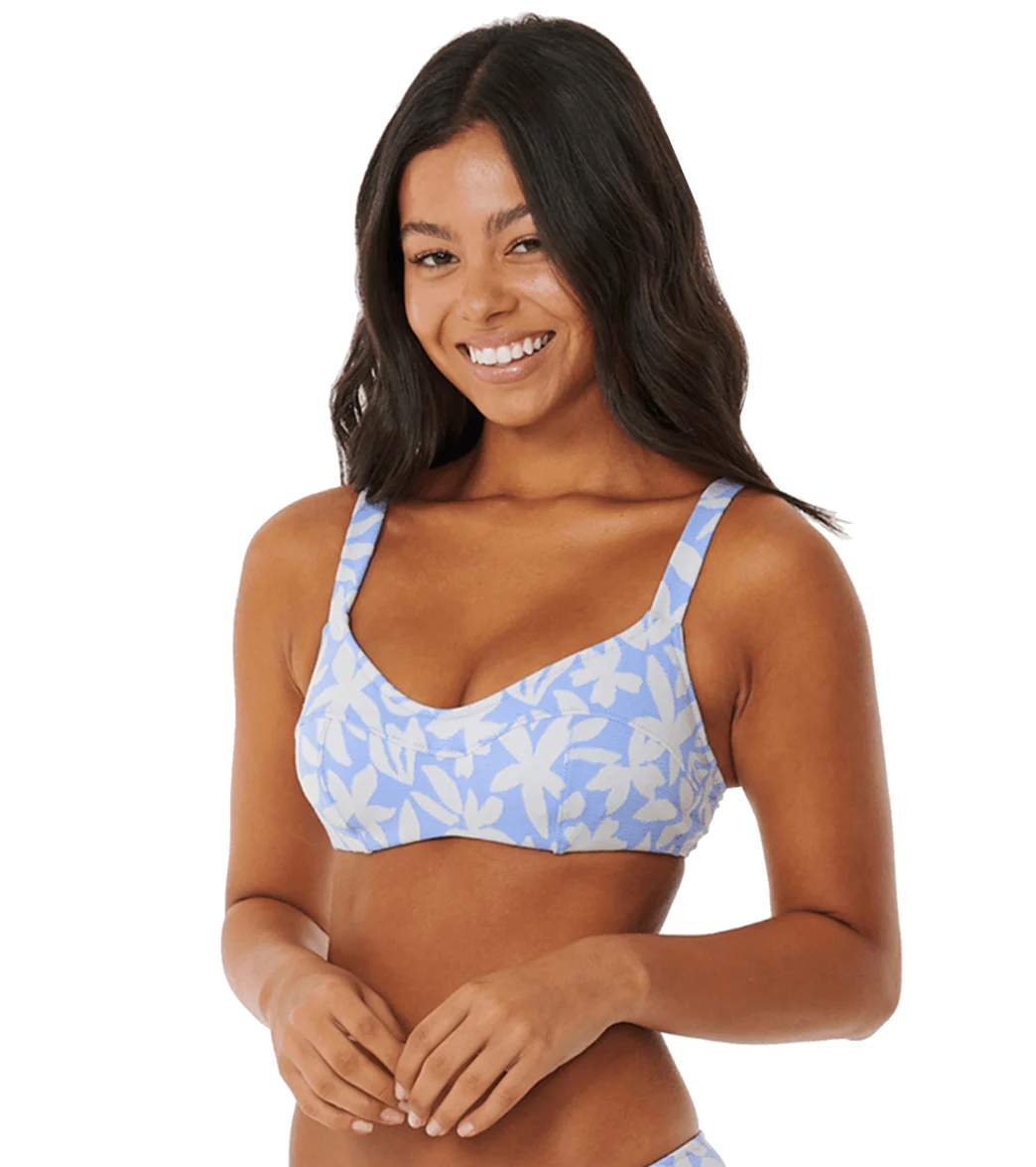 Rip Curl Women's Holiday Tropics Crop Bikini Top (D-DD Cup) - Image 2