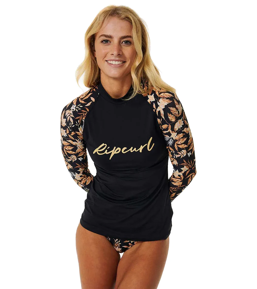Rip Curl Women's La Isla Long Sleeve UPF 50 Rash Guard - Image 7