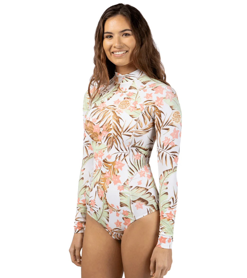 Rip Curl Women's La Quinta Long Sleeve UPF 50 One Piece Swimsuit - Image 8