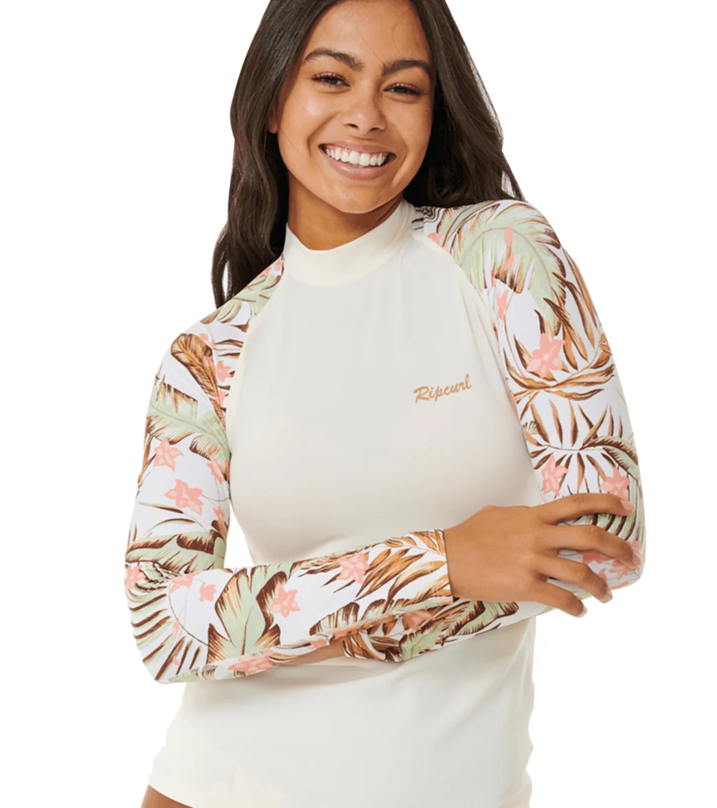 Rip Curl Women's La Quinta Long Sleeve UPF 50 Rash Guard - Image 6