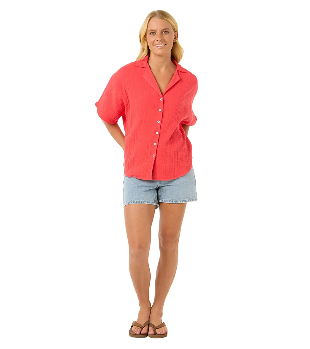 Rip Curl Women's Premium Surf Short Sleeve Shirt - Image 4
