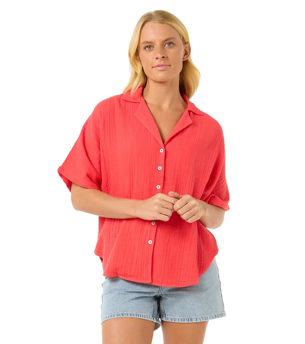 Rip Curl Women's Premium Surf Short Sleeve Shirt - Image 7