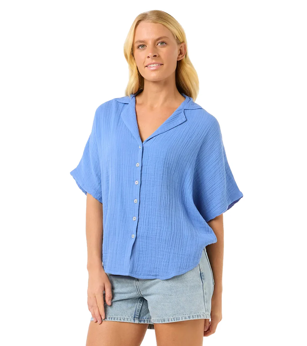 Rip Curl Women's Premium Surf Short Sleeve Shirt - Image 9