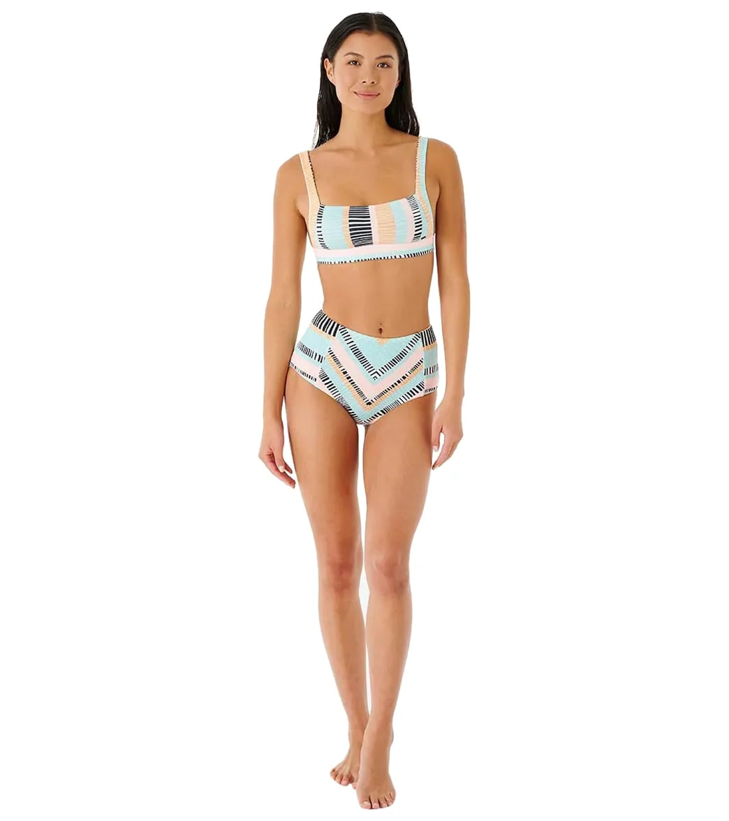Rip Curl Women's Ripple Effect Good High Waisted Bikini Bottom - Image 4