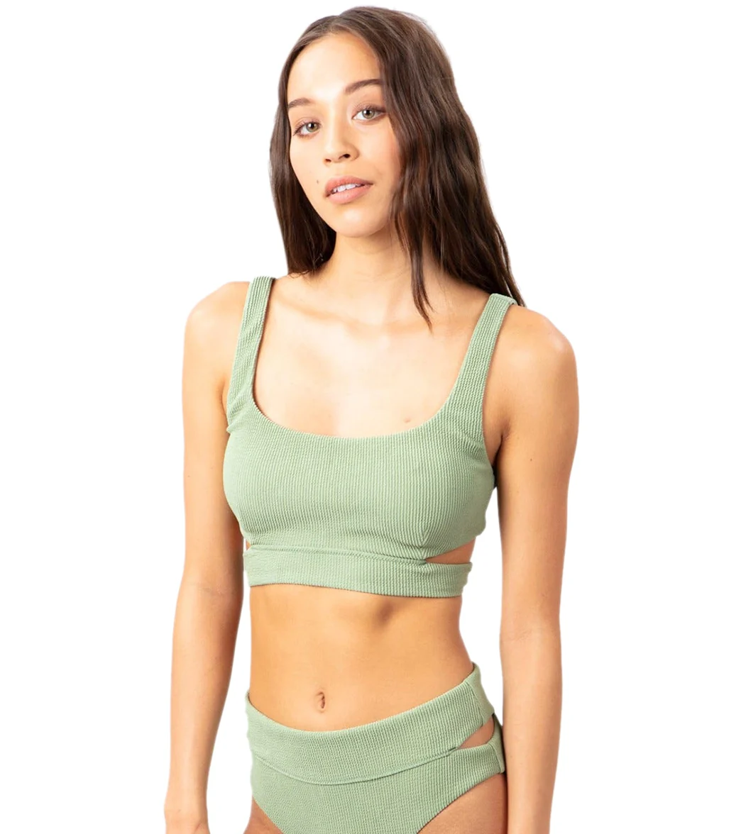 Rip Curl Women's Solid Crop Bikini Top - Image 2