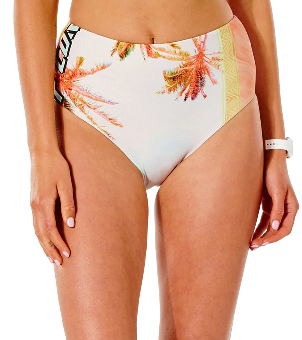 Rip Curl Women's Twin Fin Hi Waist Bikini Bottom - Image 7