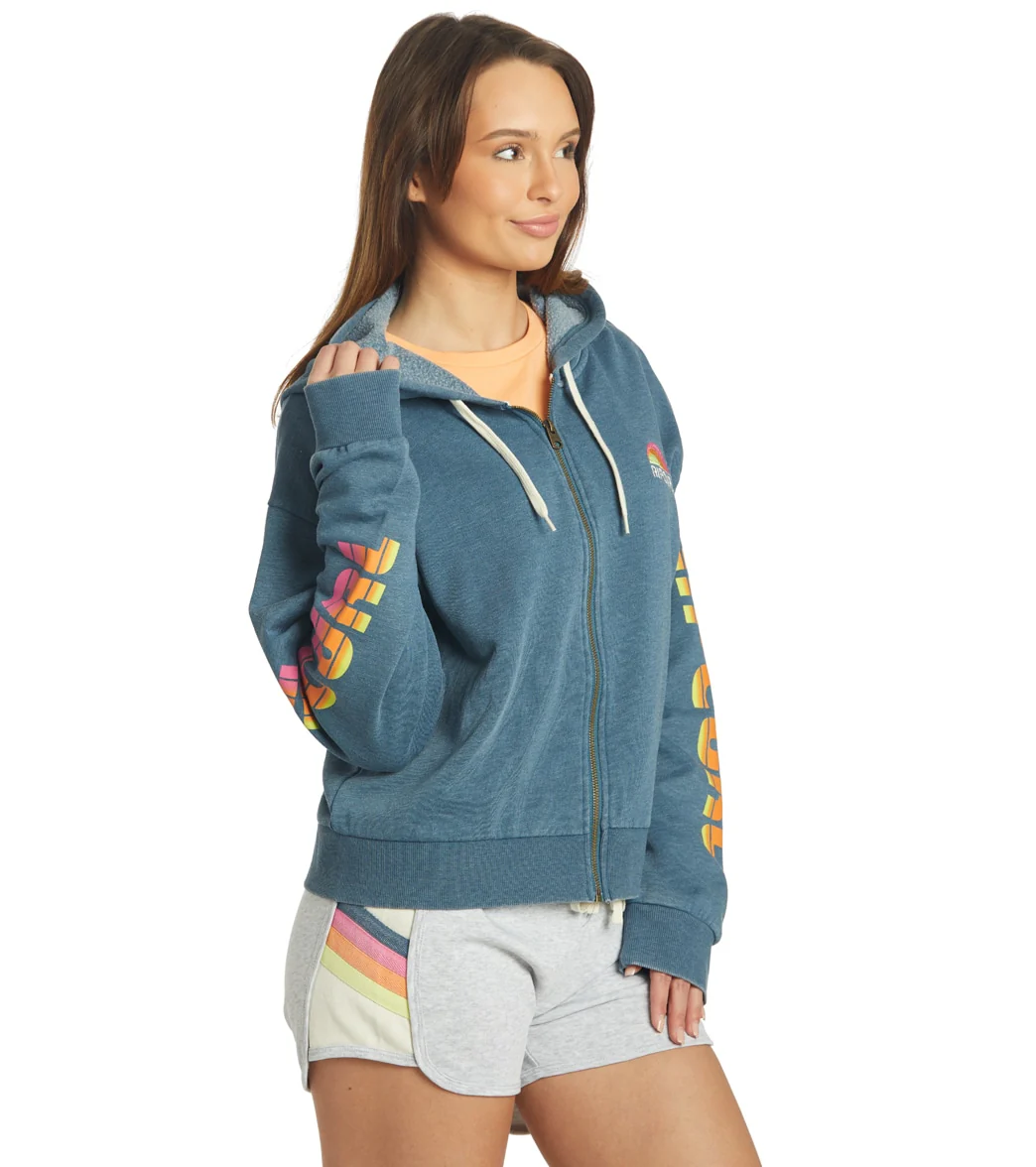 Rip Curl Women's Wave Shapers Front Zip Hoodie - Image 2