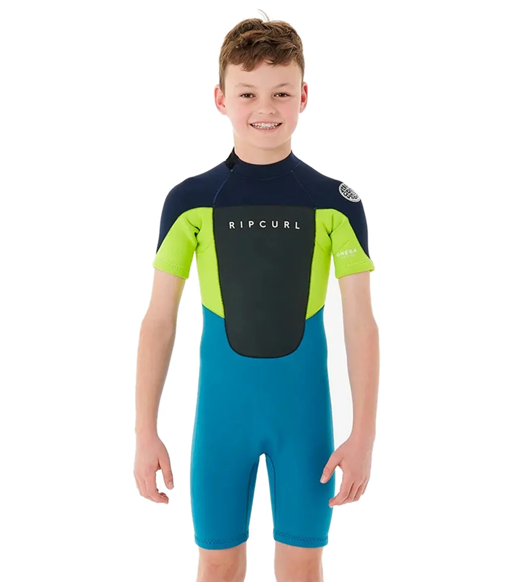 Rip Curl Youth 2mm Omega Back Zip Springsuit Wetsuit (Big Kid) - Image 6