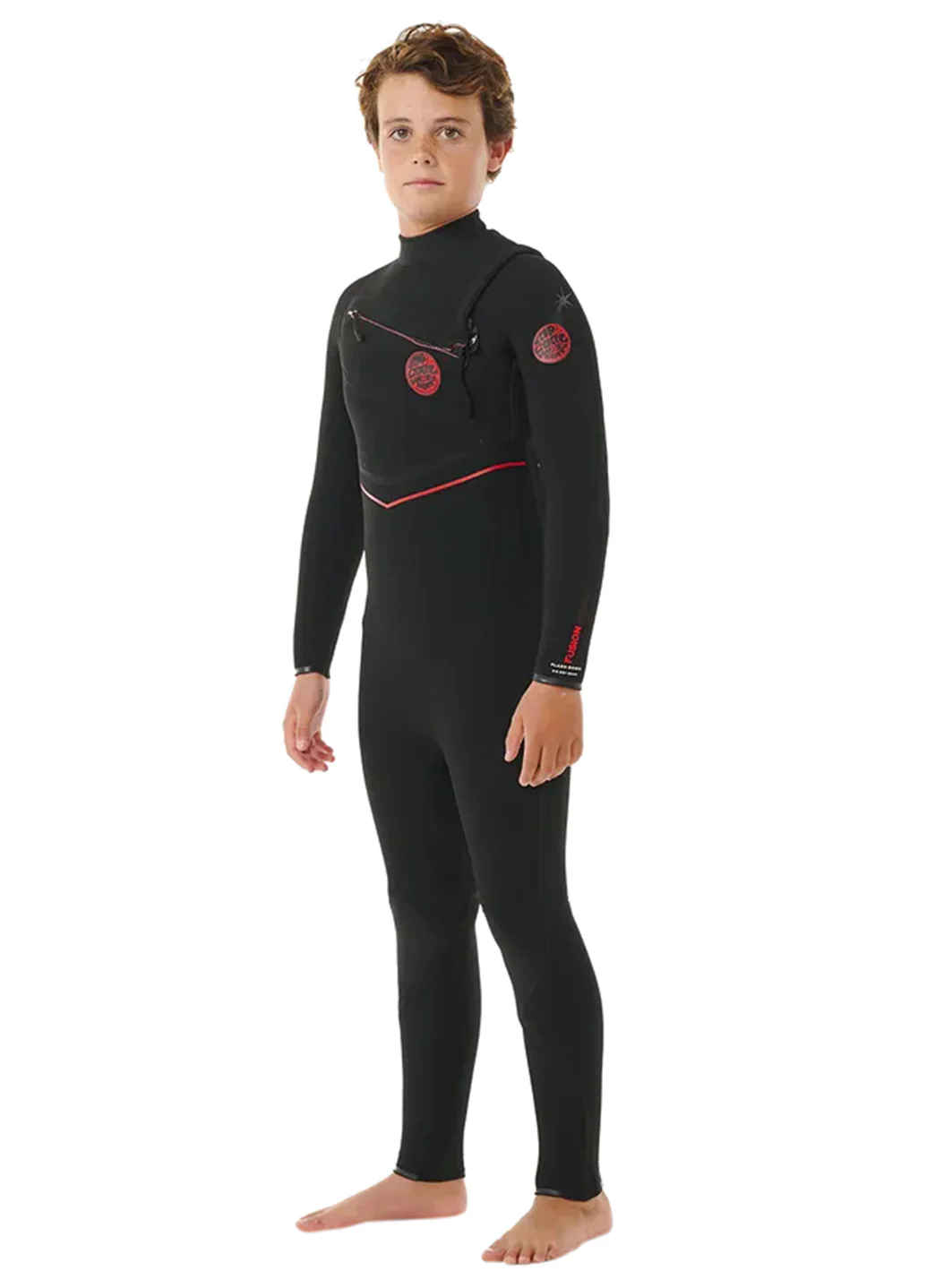 Rip Curl Youth 3/2mm Flashbomb Fusion Chest Zip Fullsuit Wetsuit - Image 4