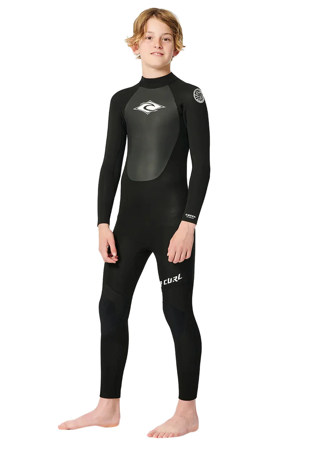 Rip Curl Youth 3/2mm Omega Back Zip Fullsuit Wetsuit (Big Kid) - Image 3