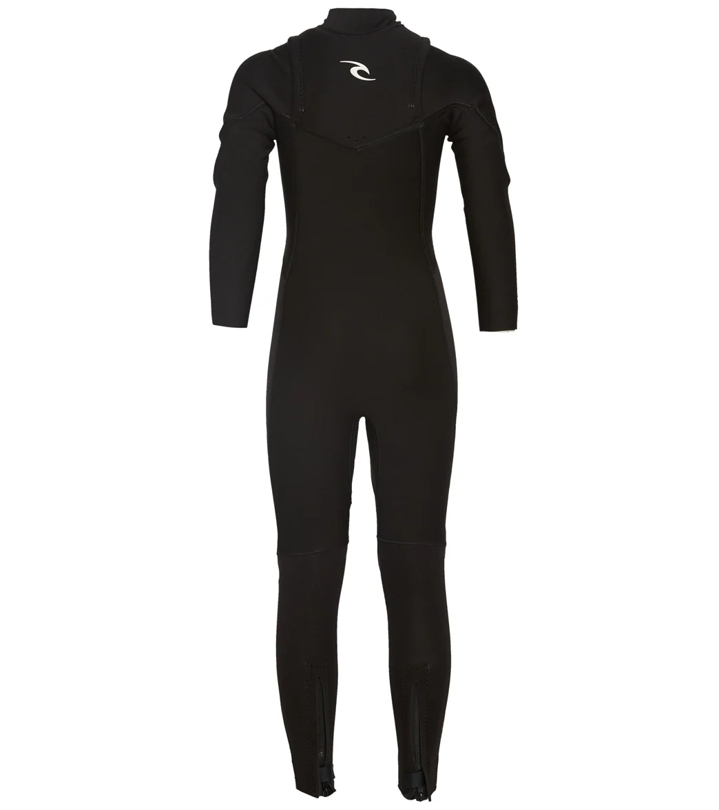 Rip Curl Youth 4/3mm Dawn Patrol Long Sleeve Chest Zip Fullsuit Wetsuit - Image 2