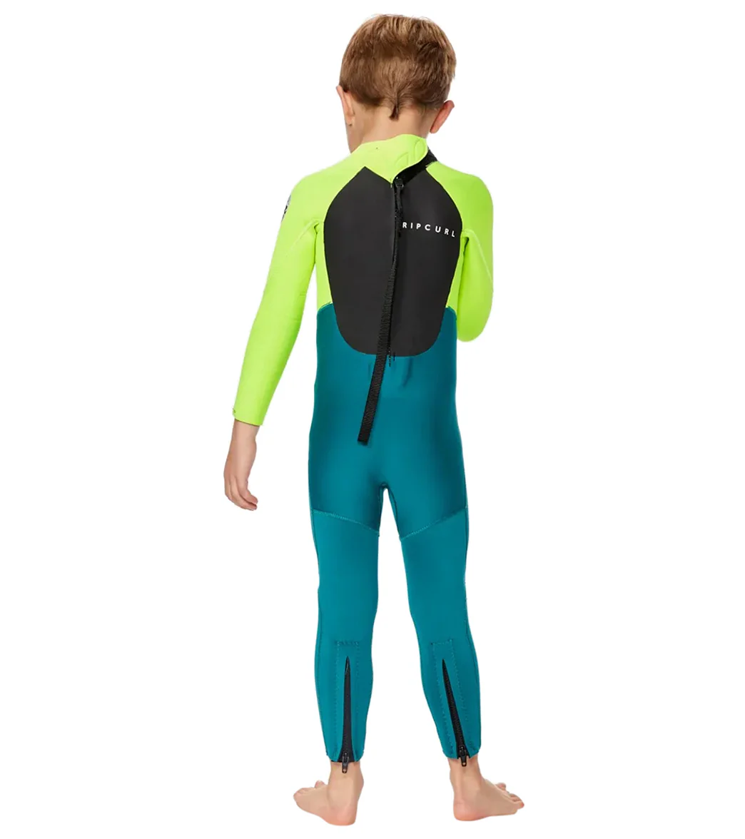Rip Curl Youth Groms 4/3mm Omega  Back Zip Wetsuit (Little Kid) - Image 2
