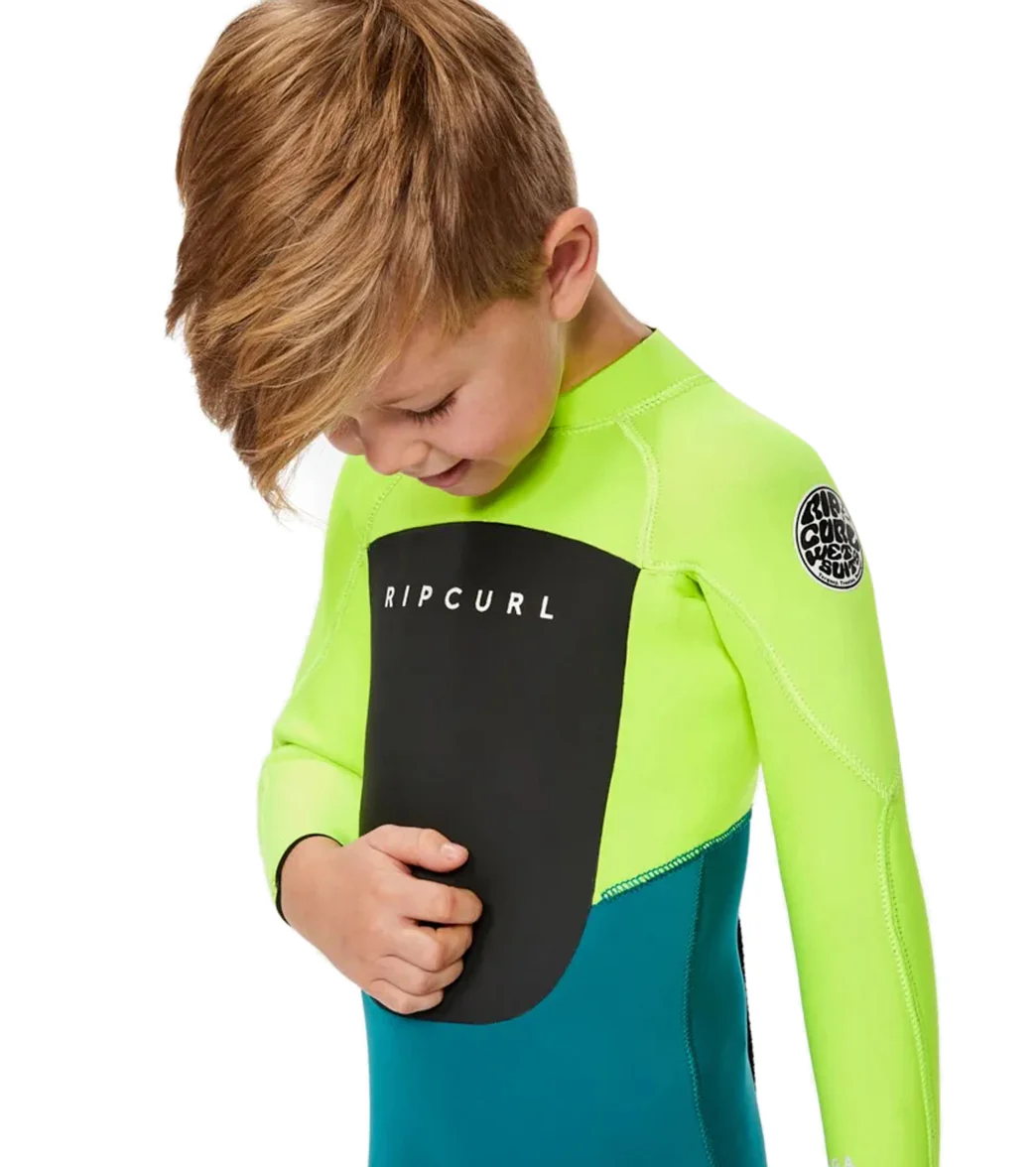 Rip Curl Youth Groms 4/3mm Omega  Back Zip Wetsuit (Little Kid) - Image 3
