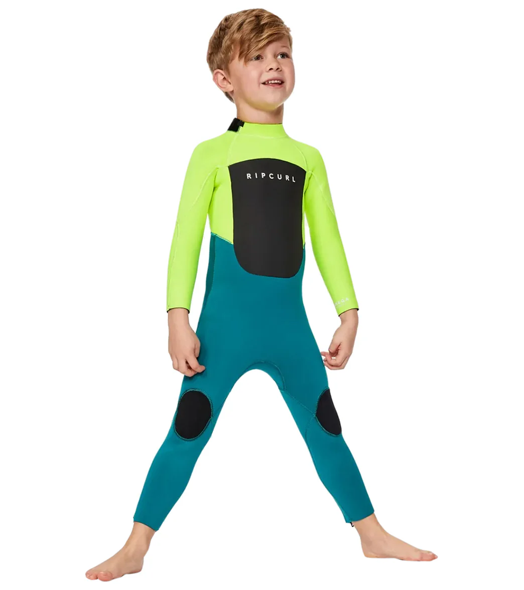 Rip Curl Youth Groms 4/3mm Omega  Back Zip Wetsuit (Little Kid) - Image 6