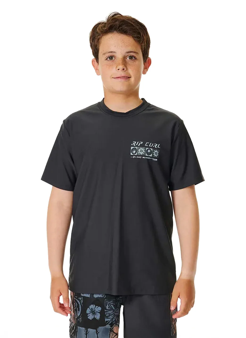 Rip Curl Youth Pure Short Sleeve UPF 50 Surf Shirt (Big Kid) - Image 6