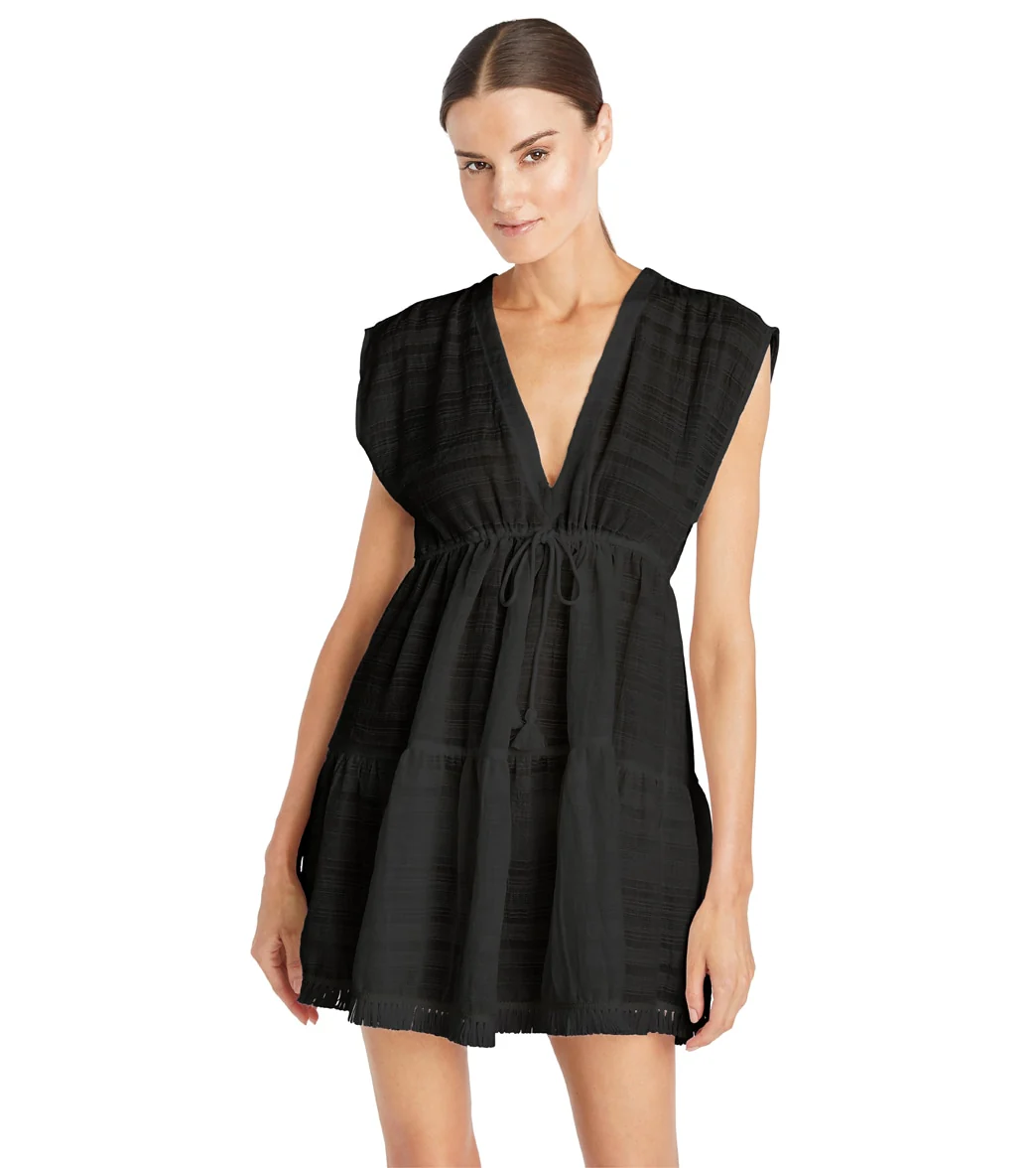 Robin Piccone Women's Natalie Flouncy Cover Up Dress