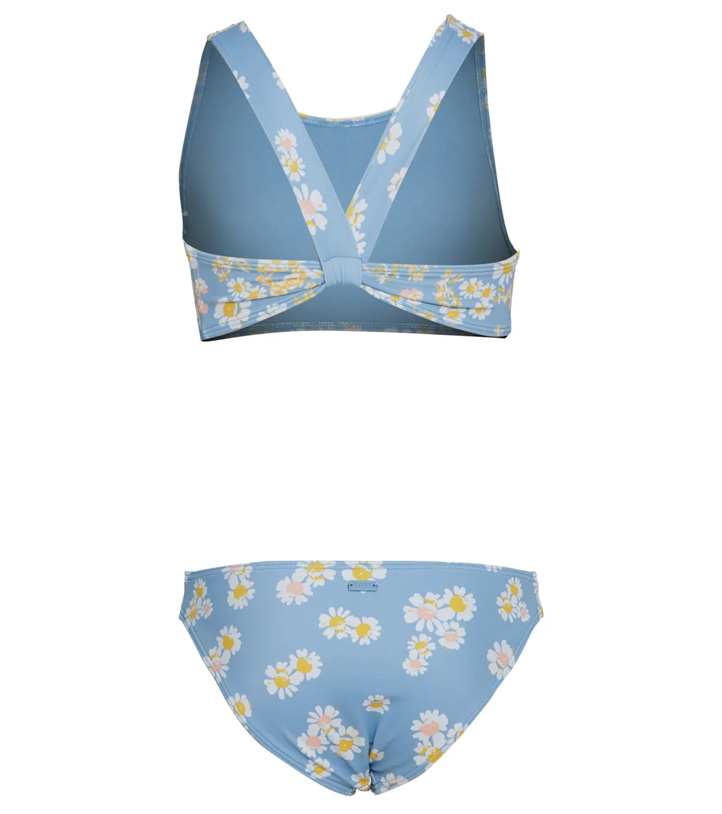 Roxy Girls' Adventurous Beachy Girl Two Piece Bikini Set (Big Kid) - Image 2