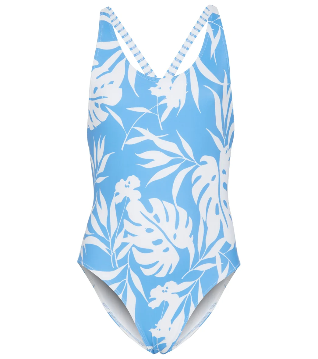 Roxy Girls' Flowers Addict One Piece Swimsuit (Big Kid)
