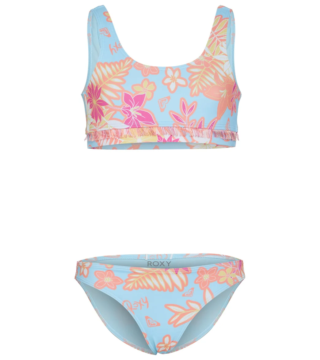 Roxy Girls' Funny Childhood Bralette Bikini Set (Toddler, Little Kid) - Image 5