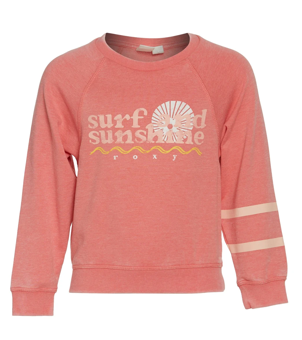 Roxy Girls' Next Plane Out Sweatshirt (Little Kid, Big Kid) - Image 5