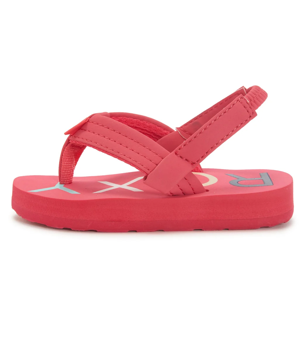 Roxy Girls' TW Vista III Flip Flops (Baby, Toddler) - Image 2
