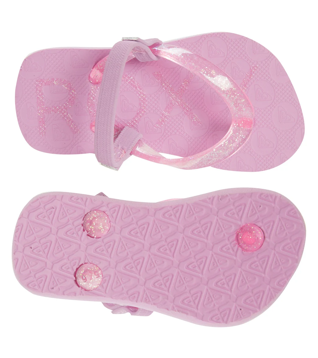 Roxy Girls' Viva Sparkle Sandal (Toddler) - Image 10
