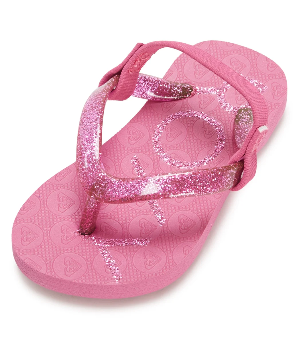 Roxy Girls' Viva Sparkle Sandal (Toddler) - Image 6