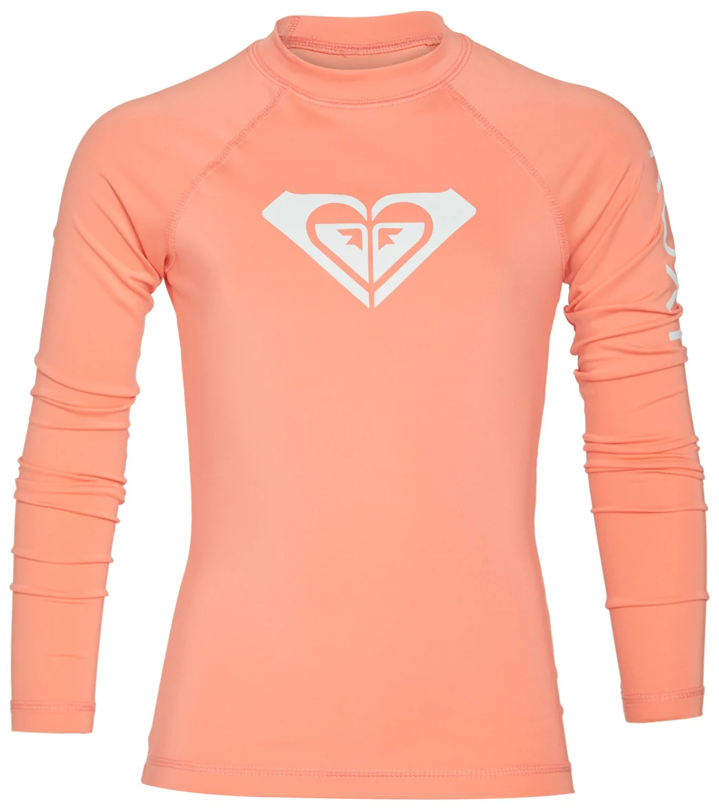 Roxy Girls' Whole Hearted LS Rashguard (Big Kid) - Image 4