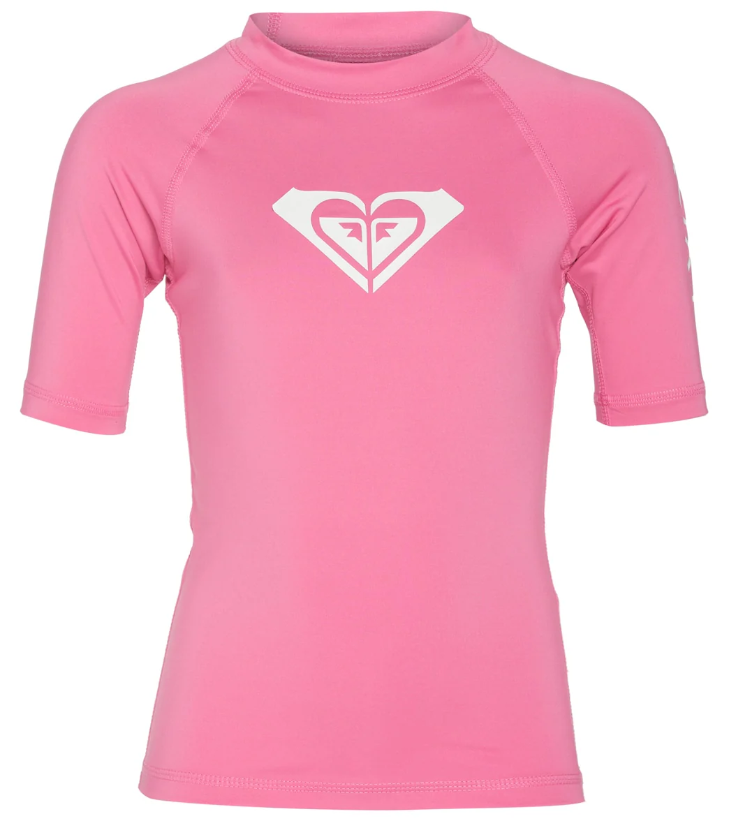 Roxy Girls' Whole Hearted Short Sleeve Rashguard (Toddler, Little Kid) - Image 9