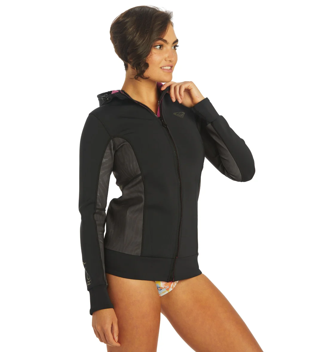Roxy Women's 1MM Syncro Full Zip Hooded Jacket - Image 2