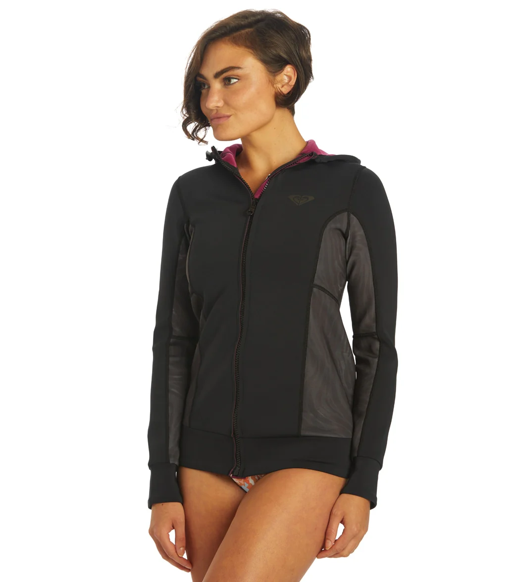 Roxy Women's 1MM Syncro Full Zip Hooded Jacket - Image 4