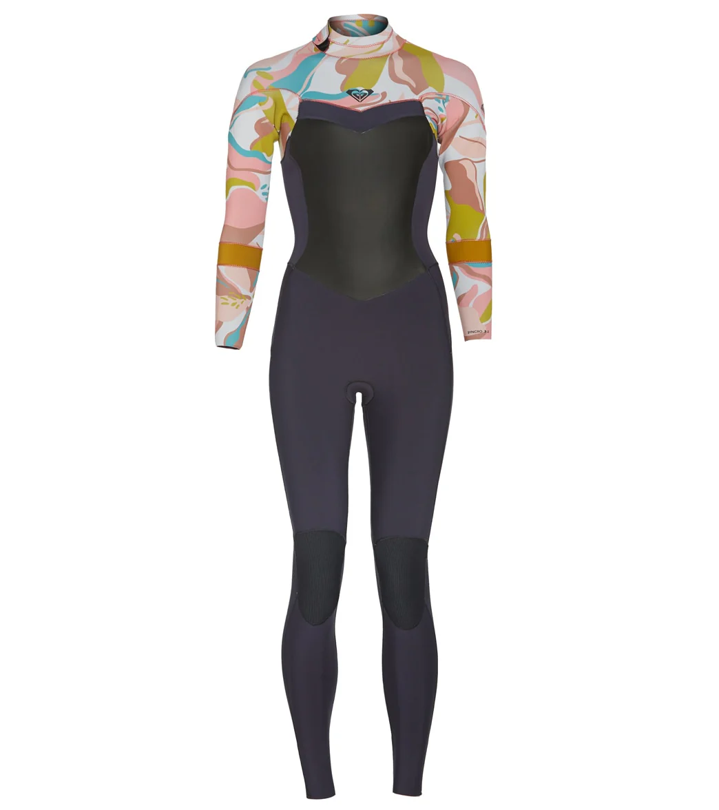 Roxy Women's 3/2MM Syncro Back Zip Full Wetsuit - Image 4