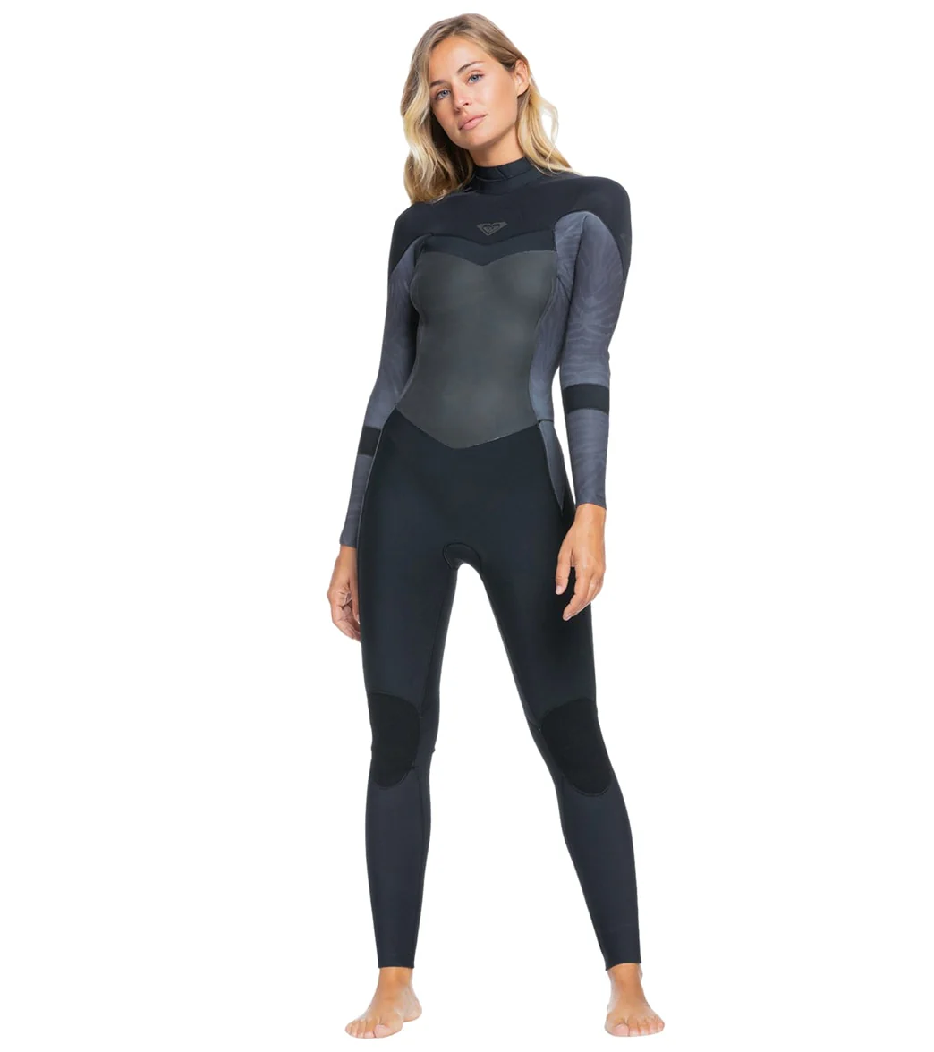 Roxy Women's 4/3MM Syncro Back Zip Full Wetsuit - Image 5