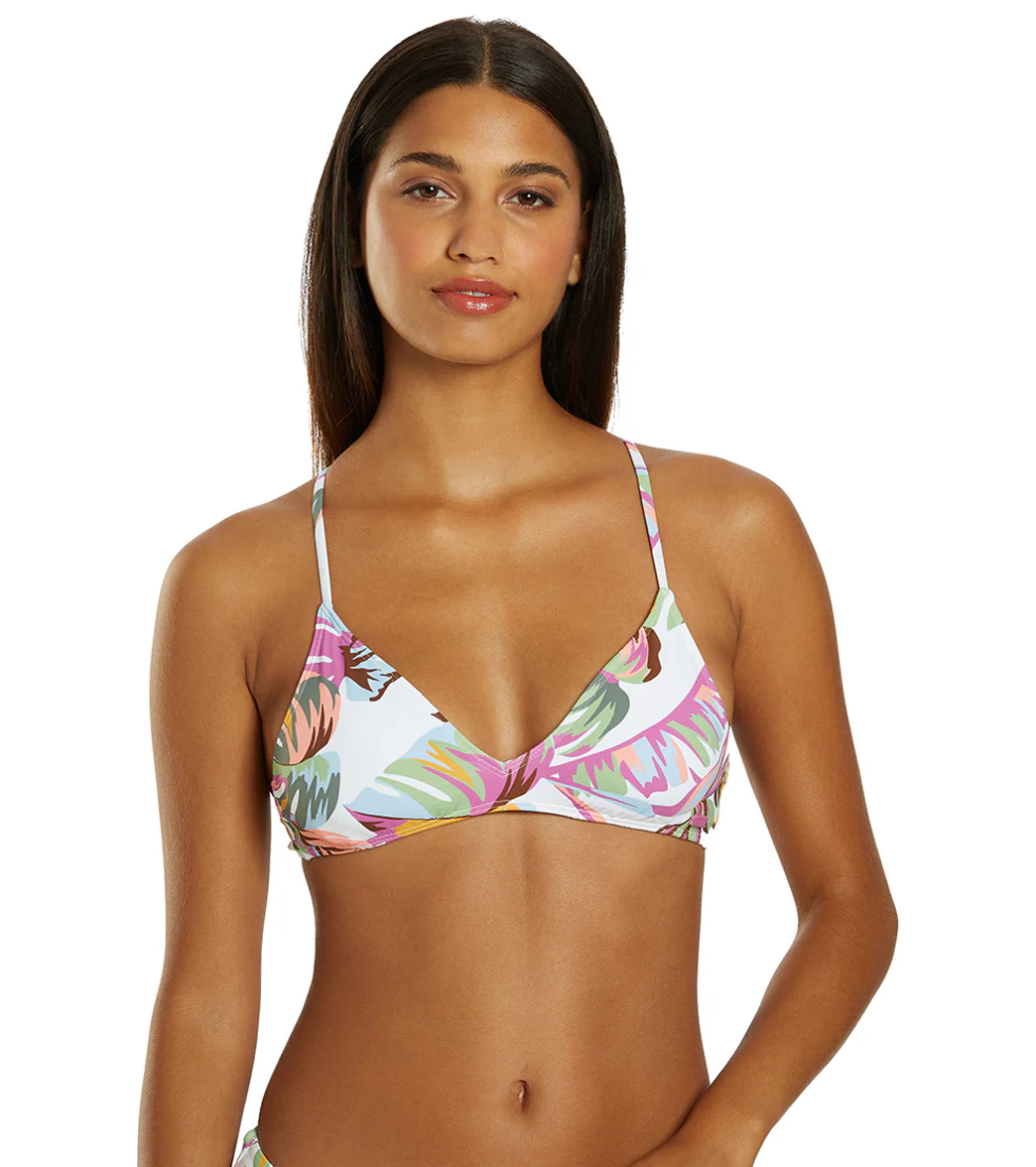 Roxy Women's Beach Classics Print Strappy Bikini Top - Image 7