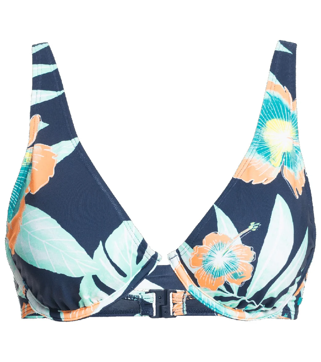 Roxy Women's Beach Classics Printed Underwire Bikini Top - Image 5