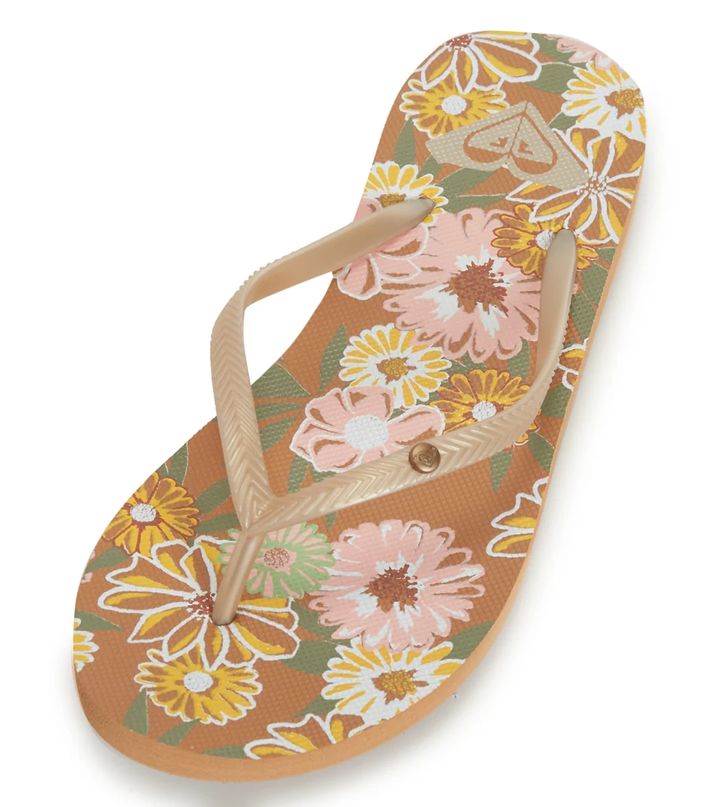 Roxy Women's Bermuda Print Flip Flop - Image 7