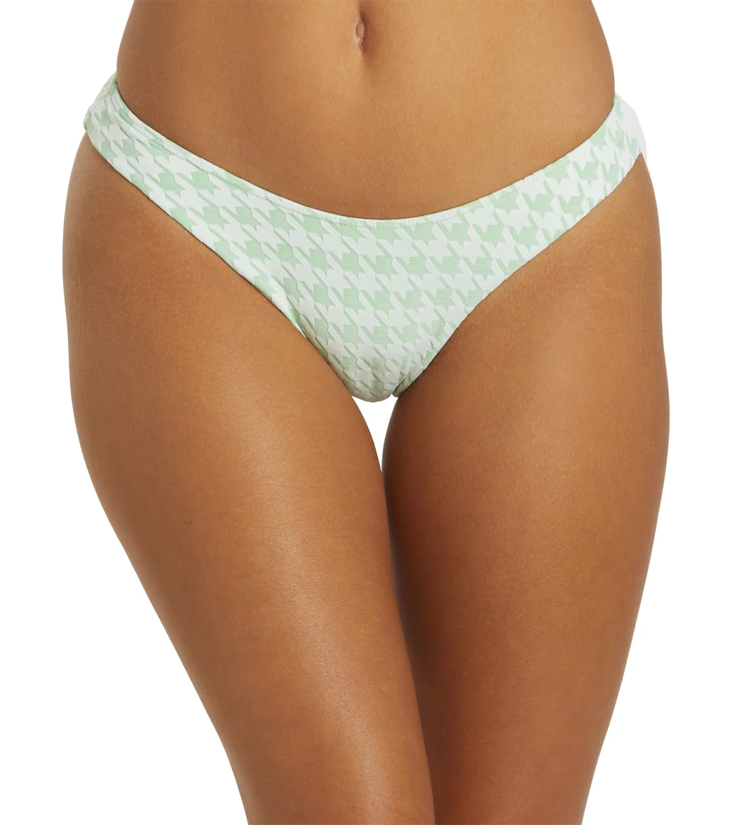 Roxy Women's Check It High Leg Cheeky Bikini Bottom - Image 8