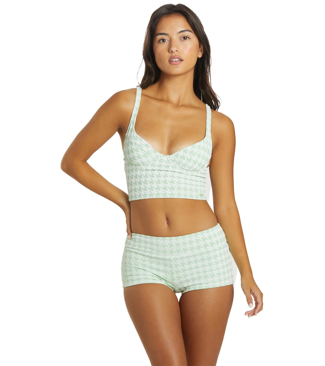 Roxy Women's Check It Shorty Bikini Bottom - Image 4